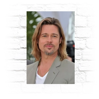 Brad Pitt Metal Wall Art