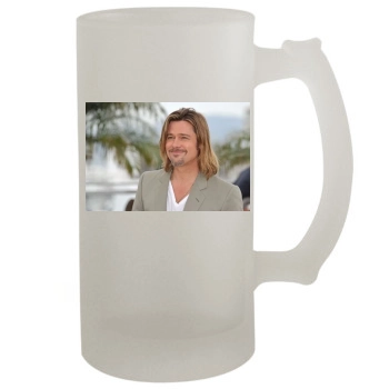 Brad Pitt 16oz Frosted Beer Stein