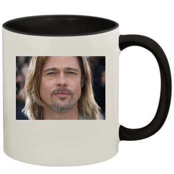 Brad Pitt 11oz Colored Inner & Handle Mug