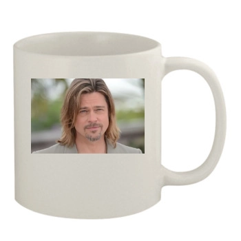 Brad Pitt 11oz White Mug