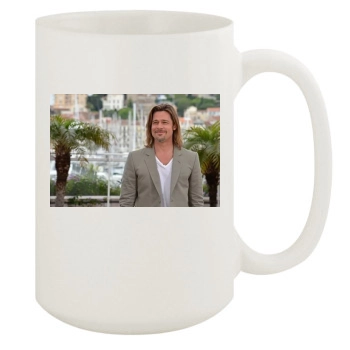 Brad Pitt 15oz White Mug