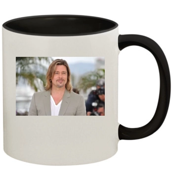 Brad Pitt 11oz Colored Inner & Handle Mug