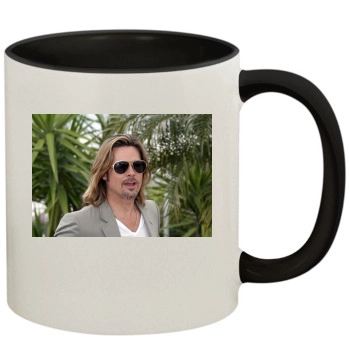 Brad Pitt 11oz Colored Inner & Handle Mug