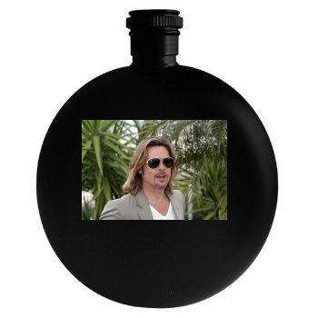 Brad Pitt Round Flask