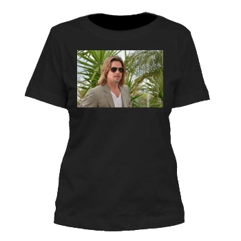 Brad Pitt Women's Cut T-Shirt