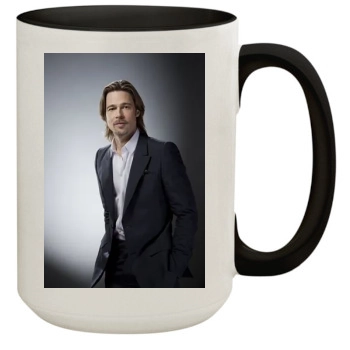 Brad Pitt 15oz Colored Inner & Handle Mug