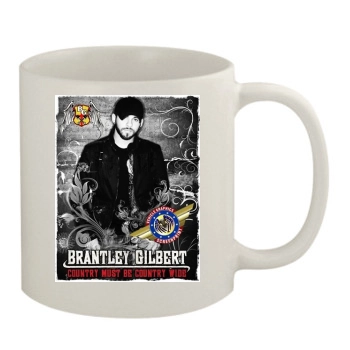 Brantley Gilbert 11oz White Mug