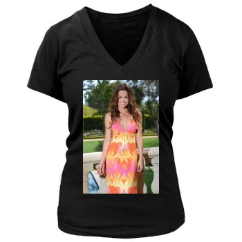 Brooke Burke Women's Deep V-Neck TShirt