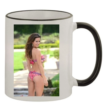 Brooke Burke 11oz Colored Rim & Handle Mug