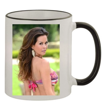 Brooke Burke 11oz Colored Rim & Handle Mug