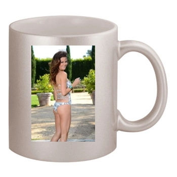 Brooke Burke 11oz Metallic Silver Mug