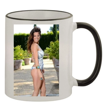 Brooke Burke 11oz Colored Rim & Handle Mug