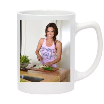 Brooke Burke 14oz White Statesman Mug