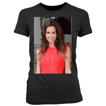 Brooke Burke Women's Junior Cut Crewneck T-Shirt