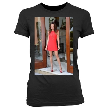 Brooke Burke Women's Junior Cut Crewneck T-Shirt