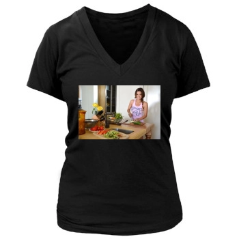 Brooke Burke Women's Deep V-Neck TShirt