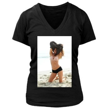 Brooke Burke Women's Deep V-Neck TShirt