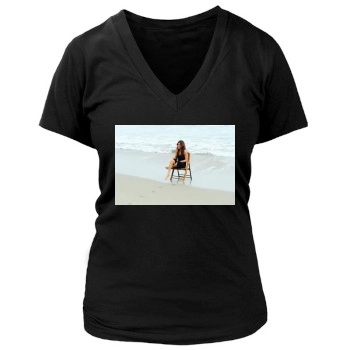 Brooke Burke Women's Deep V-Neck TShirt