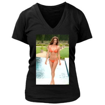 Brooke Burke Women's Deep V-Neck TShirt