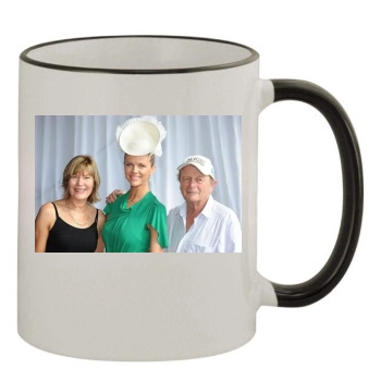 Brooklyn Decker 11oz Colored Rim & Handle Mug