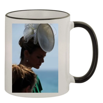 Brooklyn Decker 11oz Colored Rim & Handle Mug