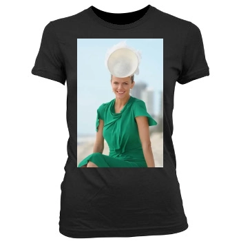 Brooklyn Decker Women's Junior Cut Crewneck T-Shirt