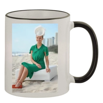 Brooklyn Decker 11oz Colored Rim & Handle Mug