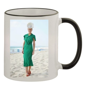 Brooklyn Decker 11oz Colored Rim & Handle Mug