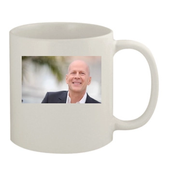 Bruce Willis 11oz White Mug