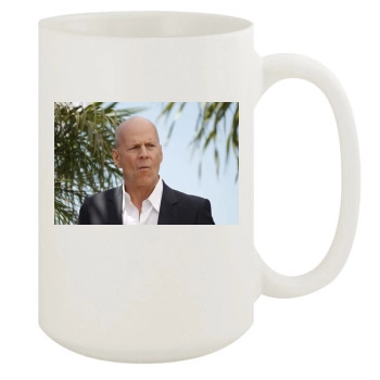 Bruce Willis 15oz White Mug