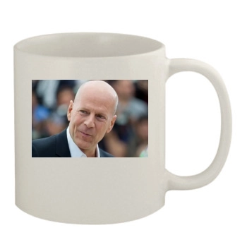 Bruce Willis 11oz White Mug