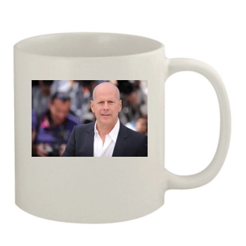 Bruce Willis 11oz White Mug