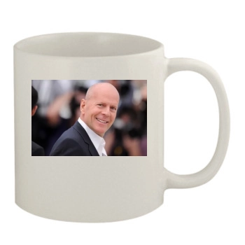 Bruce Willis 11oz White Mug