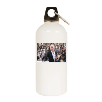 Bruce Willis White Water Bottle With Carabiner