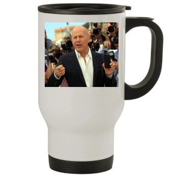 Bruce Willis Stainless Steel Travel Mug