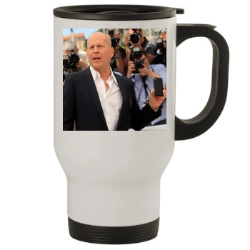 Bruce Willis Stainless Steel Travel Mug