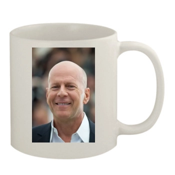 Bruce Willis 11oz White Mug