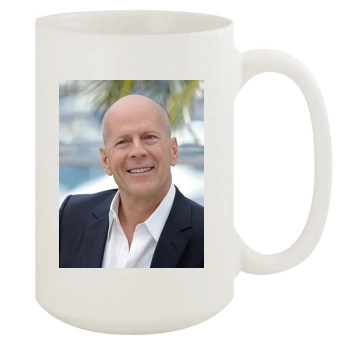 Bruce Willis 15oz White Mug