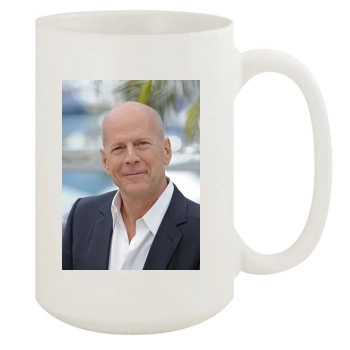 Bruce Willis 15oz White Mug