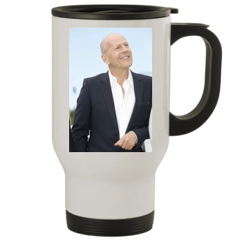 Bruce Willis Stainless Steel Travel Mug