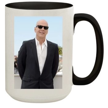 Bruce Willis 15oz Colored Inner & Handle Mug