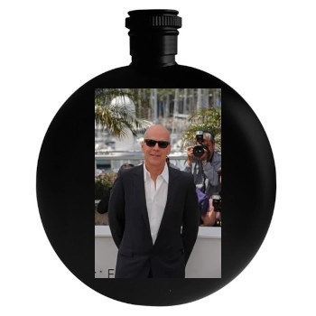 Bruce Willis Round Flask