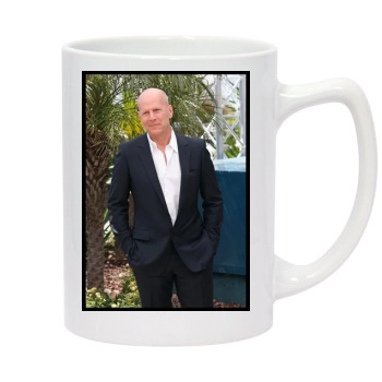 Bruce Willis 14oz White Statesman Mug