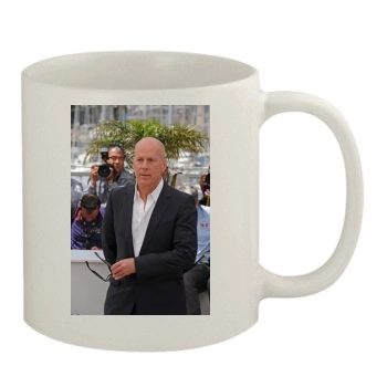 Bruce Willis 11oz White Mug