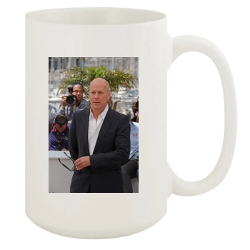 Bruce Willis 15oz White Mug