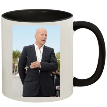 Bruce Willis 11oz Colored Inner & Handle Mug