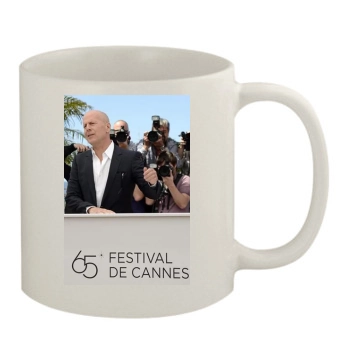 Bruce Willis 11oz White Mug