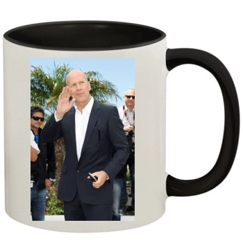 Bruce Willis 11oz Colored Inner & Handle Mug