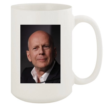 Bruce Willis 15oz White Mug