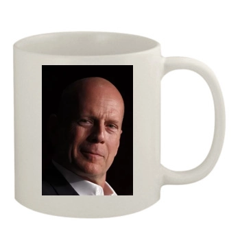 Bruce Willis 11oz White Mug